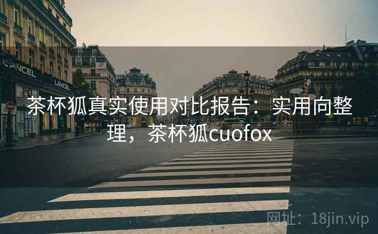 茶杯狐真实使用对比报告：实用向整理，茶杯狐cuofox