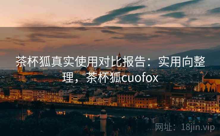 茶杯狐真实使用对比报告：实用向整理，茶杯狐cuofox